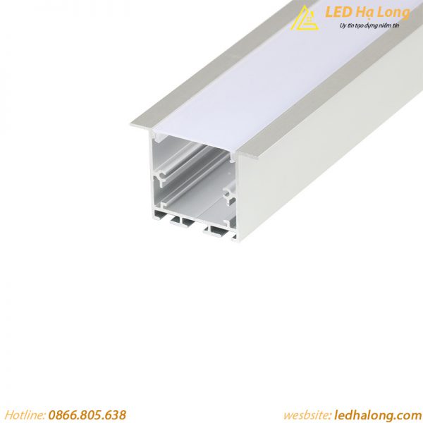 thanh nhôm đèn led lắp âm T5035