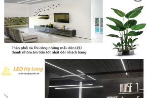 Thi công lắp đặt đèn led thanh nhôm âm trần như thế nào?